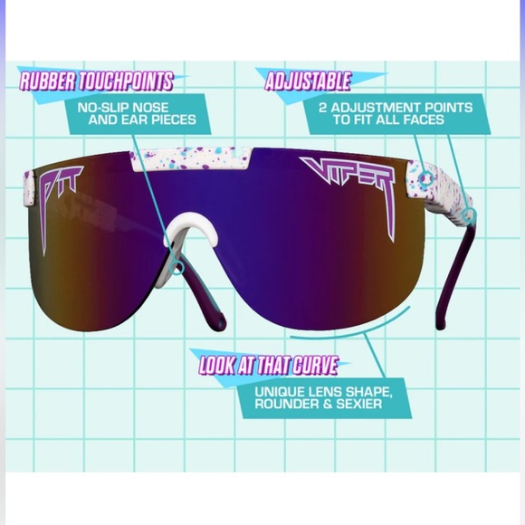 Pit Viper JET SKI Sunglasses 🕶 NEW in box - Picture 5 of 5